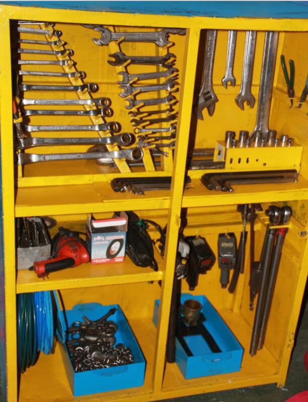 無(wú)紡布生產(chǎn)線維修工具6S先進(jìn)制度成果展示(圖)